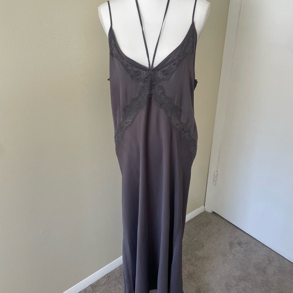 Elegant Black Lace Slip Dress